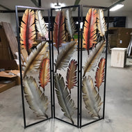 Feather 3 panel room divider