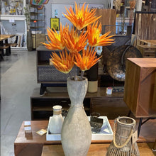 Load image into Gallery viewer, Orange Desert Two Bloom Cactus Flower Stem
