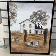 Quiet Homestead on Canvas Painting