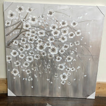Load image into Gallery viewer, Grey Apple tree flowers painting
