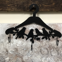 Load image into Gallery viewer, Birds on the Branch Wall Mounted Coat Hanger with 3 Hooks
