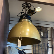 Load image into Gallery viewer, Medium Iron and mango wood ceiling lamp
