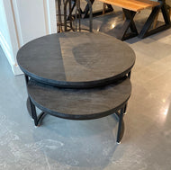 Enri Dark finish Nesting mango wood coffee tables