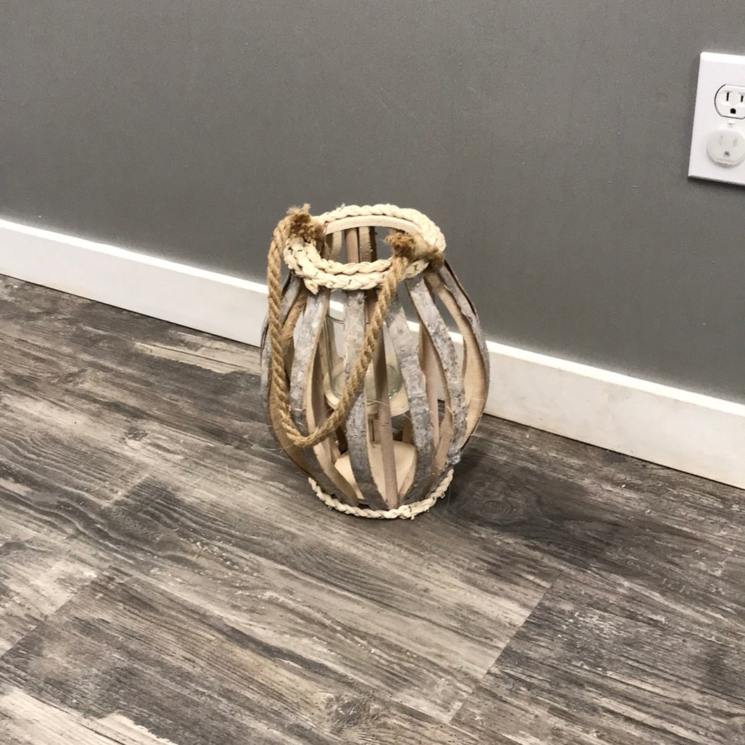 Hanging Wood lantern