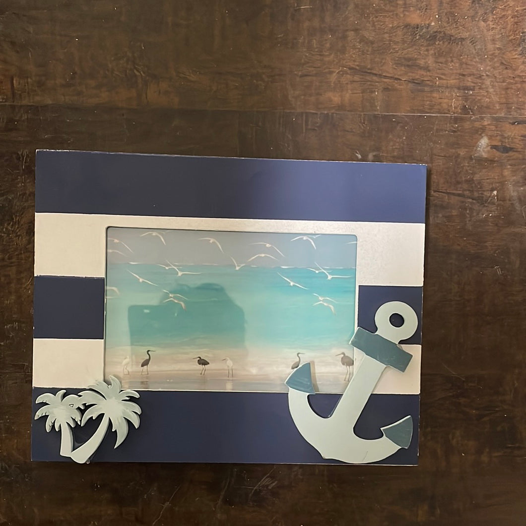 Anchor Stripped Picture Frame