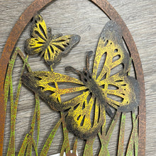 Load image into Gallery viewer, Laser Cut Hanging Bell with Butterflies

