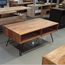 Load image into Gallery viewer, Open Rustic Rectangular Coffee Table
