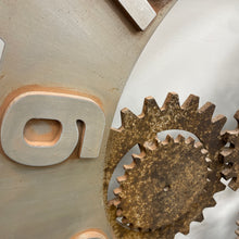 Load image into Gallery viewer, Rusted Gears Wall Clock
