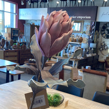 Load image into Gallery viewer, Pink Desert Blooming Protea Stem
