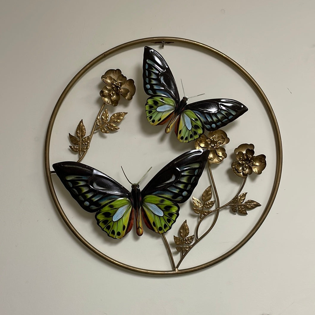 Butterfly metal wall decor