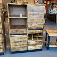 Ozark Mango Wood Wide 55 inch High Cabinet
