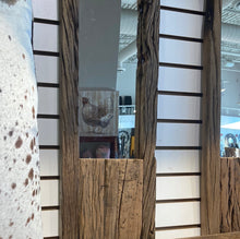 Load image into Gallery viewer, Tall 48 inch Reclaimed wood mirror

