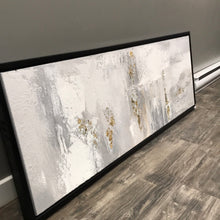 Load image into Gallery viewer, Black Framed abstract painting
