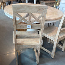 Load image into Gallery viewer, White Elisa wooden dining chair
