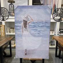 Load image into Gallery viewer, Woman on the Beach Oil Painting
