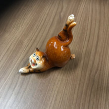 Load image into Gallery viewer, Downward dog tabby cat
