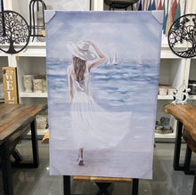Load image into Gallery viewer, Woman on the Beach Oil Painting
