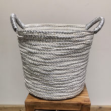 Load image into Gallery viewer, Silver Laced Storage Baskets
