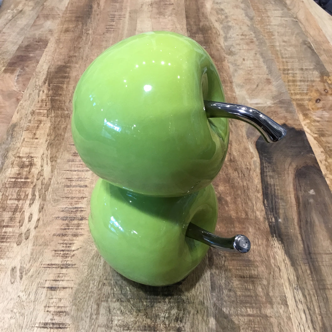Double Granny Smith Apple Table Decor