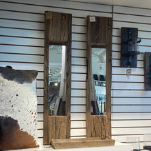 Load image into Gallery viewer, Tall 48 inch Reclaimed wood mirror
