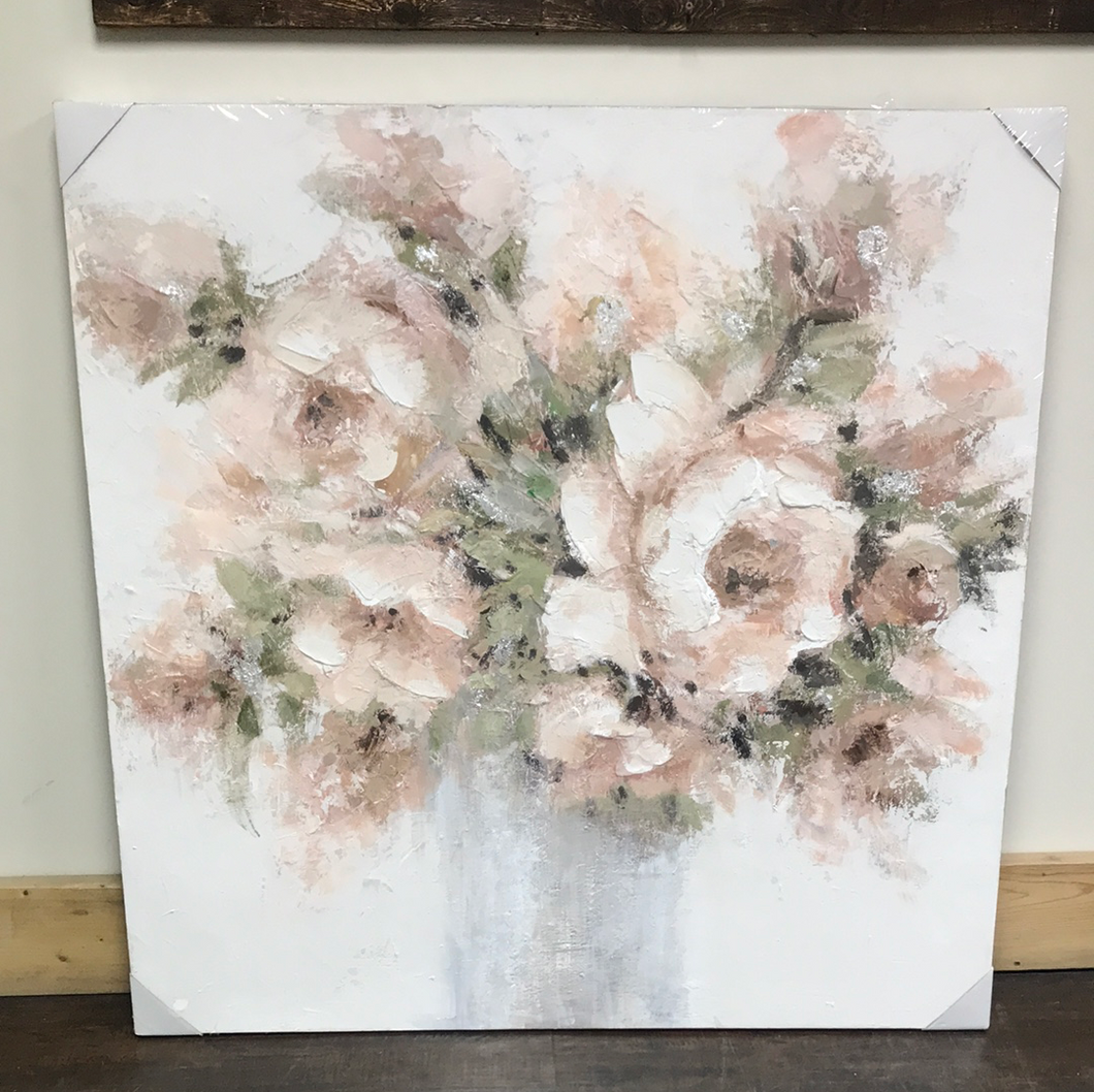 Pink bouquet of flowers 48 x 48