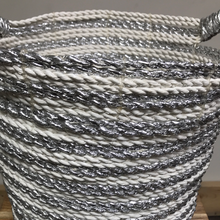 Load image into Gallery viewer, Silver Laced Storage Baskets
