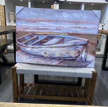 Load image into Gallery viewer, Landed Boat, canvas painting
