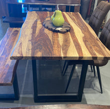 Load image into Gallery viewer, 67 inch Winston Natural Rosewood dining table
