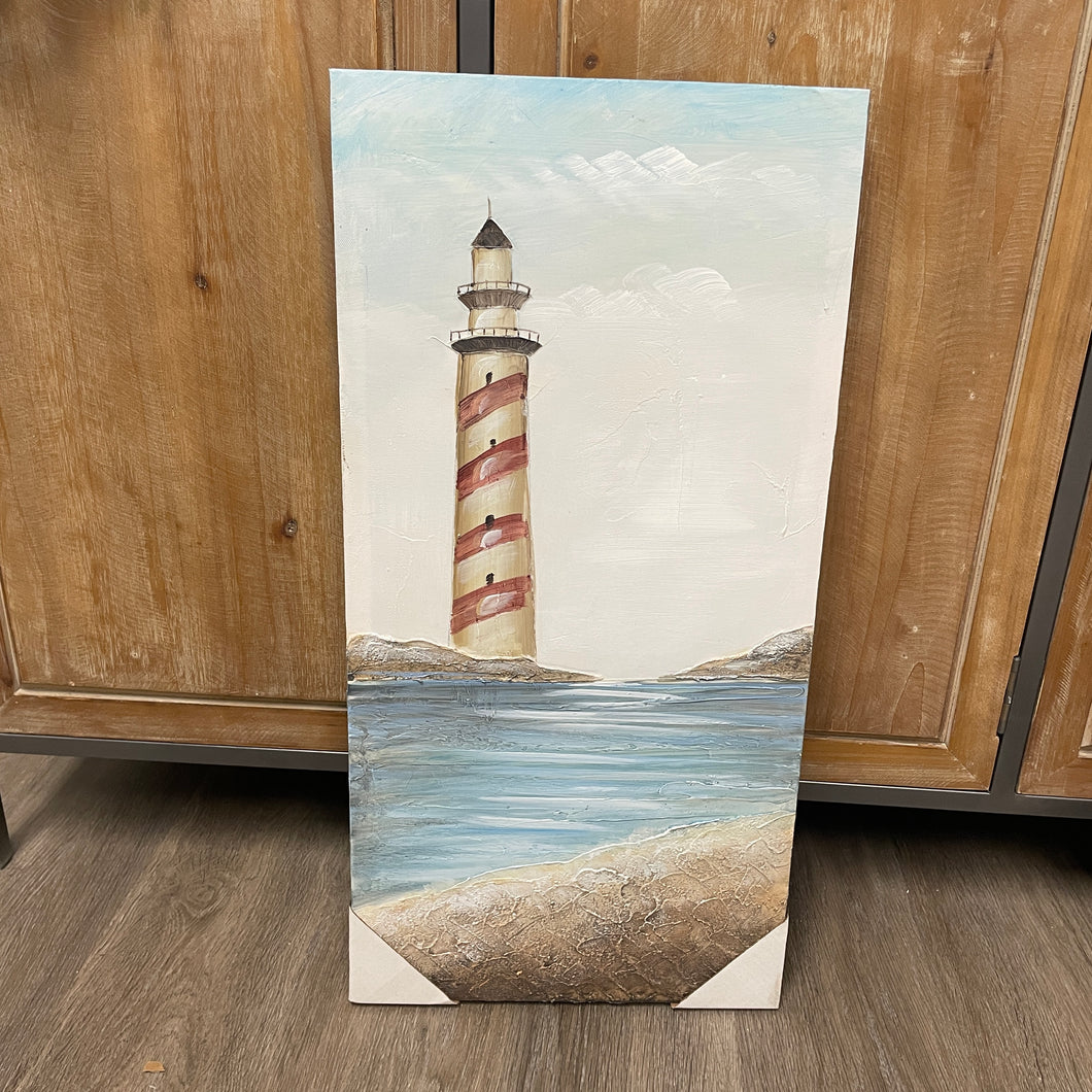 Lighthouse By the Bay Painting