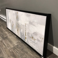 Load image into Gallery viewer, Black Framed abstract painting
