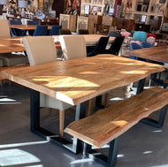 79 inch Haynes Live Edge Mango Dining Table