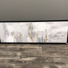 Load image into Gallery viewer, Black Framed abstract painting
