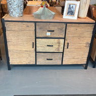 Nancy 2 door 3 drawer Wood Sideboard