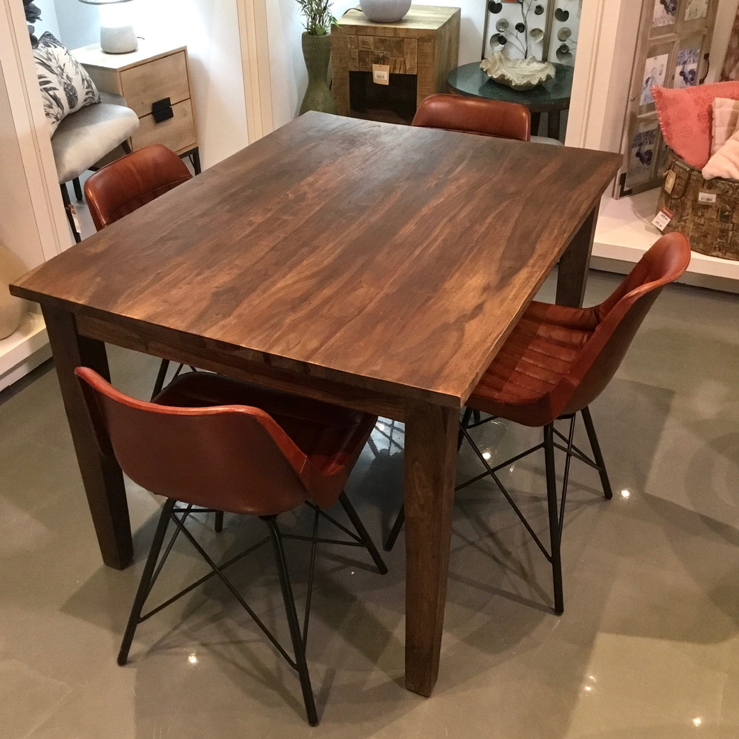 48 inch Walnut Acacia dining table