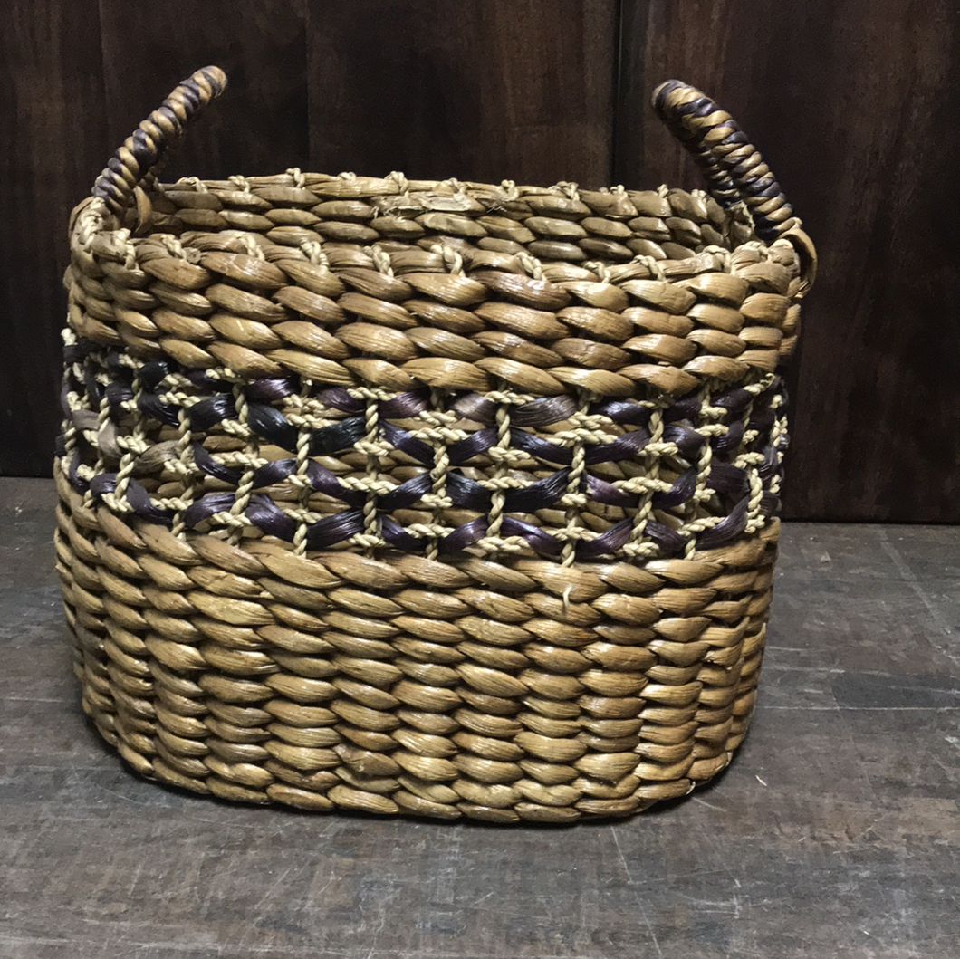 Storage Baskets with handles with purple