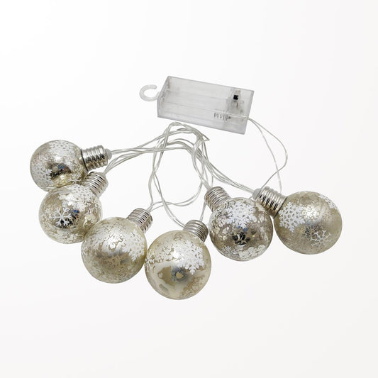 String of Sparkled Lightbulbs
