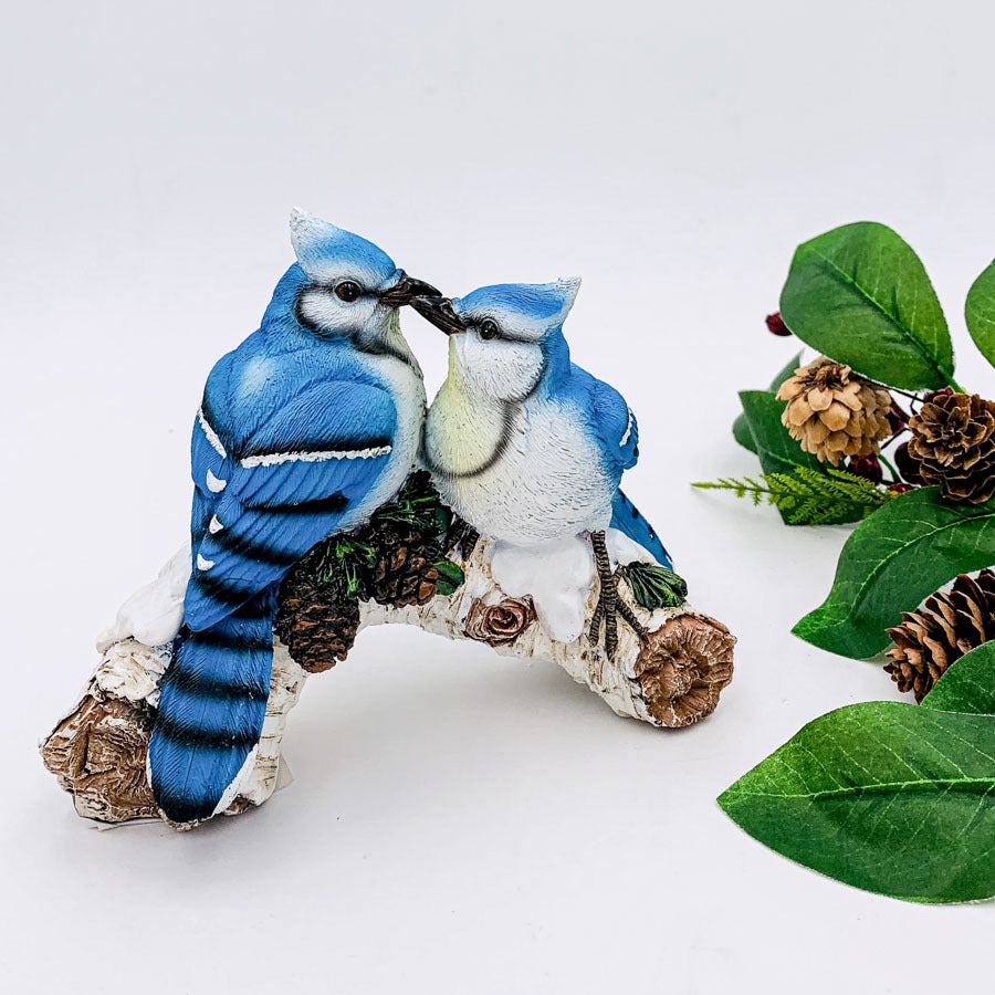 Blue Jay Couple on a Branch