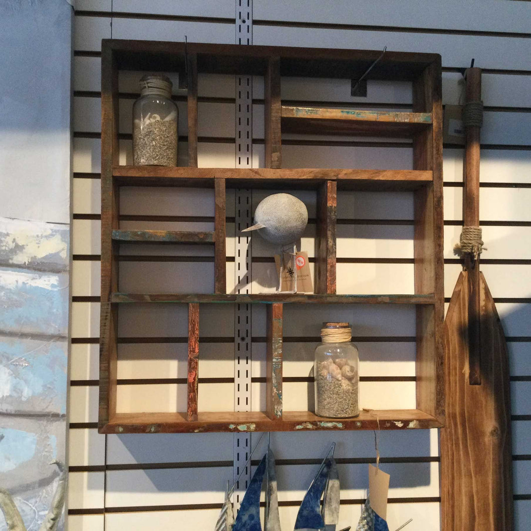 Recycled Wood Wall Shelf