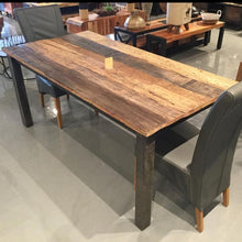 Load image into Gallery viewer, 79 inch Russet Reclaimed wood Dining Table
