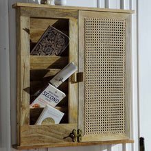 Load image into Gallery viewer, Sawana Mango Wood Wall Cabinet Organizer - Wicker Emporium
