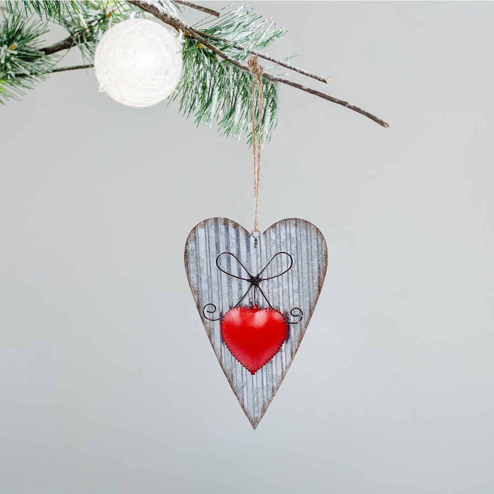 Metal Heart Ornament